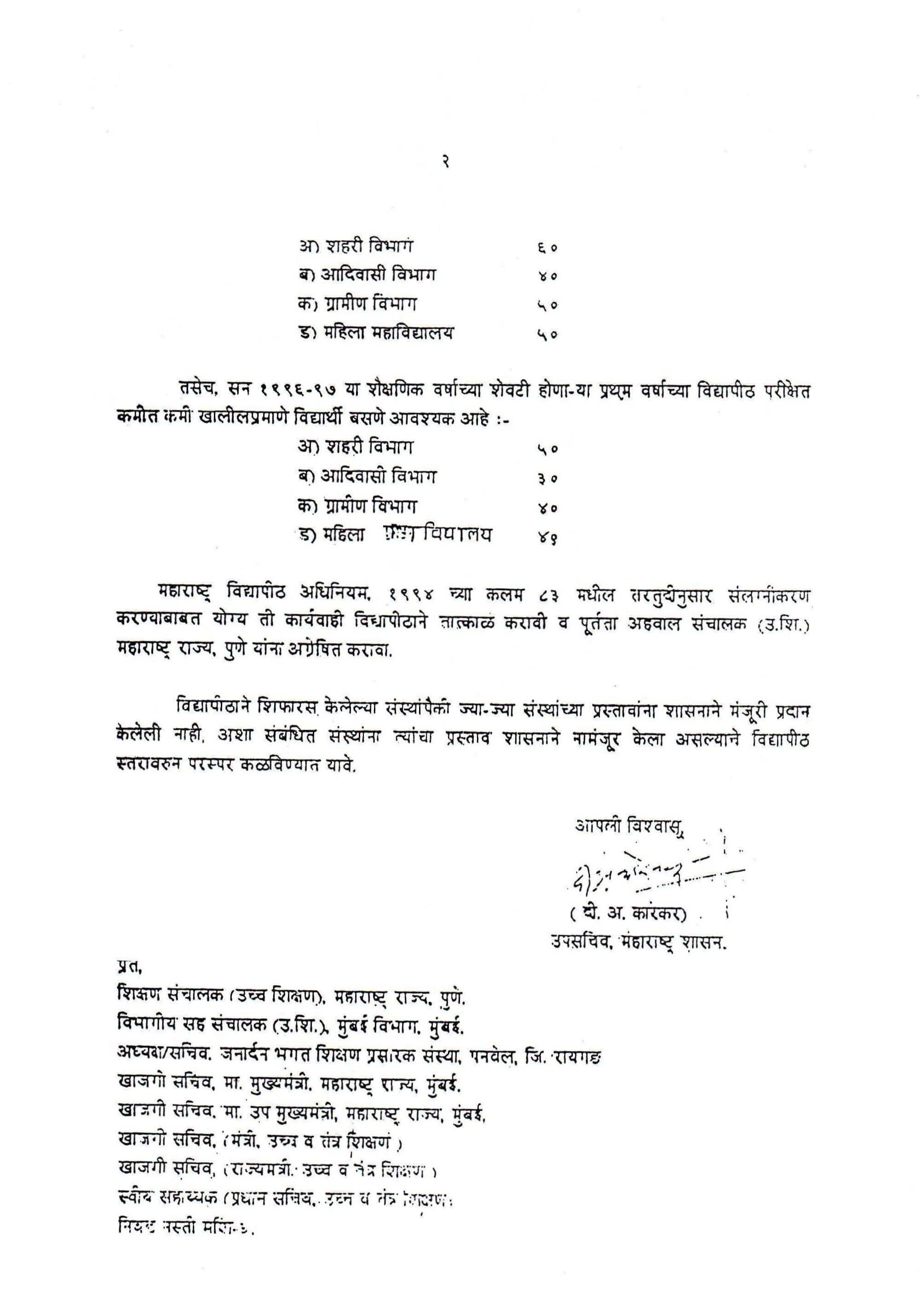Permission Letter by Government of Maharashtra